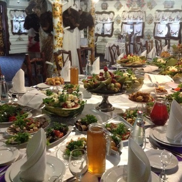imprezy bankiety konferencje w restauracji Ukrainski Stravy Kijowie kuchnia ukraińska